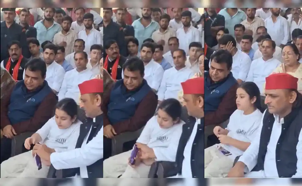 प्रतीक की बेटियों को चाचा शिवपाल ने संभाला, अखिलेश यादव ने भतीजी को खिलाई चॉकलेट, दिल छू लेने वाला पल