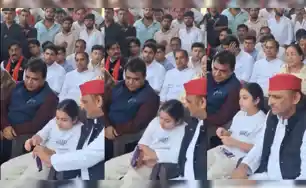 प्रतीक की बेटियों को चाचा शिवपाल ने संभाला, अखिलेश यादव ने भतीजी को खिलाई चॉकलेट, दिल छू लेने वाला पल