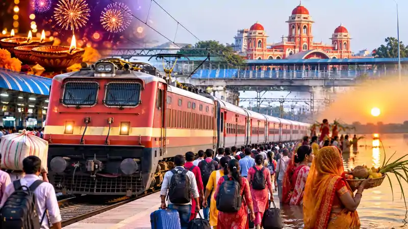 दिवाली, छठ पूजा पर घर लौटना होगा आसान, दिल्ली से पटना के बीच चलेगी अनारक्षित स्पेशल