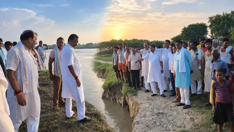 कोसी-बलान-करेह के तांडव से दहशत में भटगांव बहवा टोला, मौके पर पहुंचे हसनपुर विधायक, दिया अल्टीमेटम कोसी-बलान-करेह के तांडव से दहशत में भटगांव बहवा टोला, मौके पर पहुंचे हसनपुर विधायक, दिया अल्टीमेटम