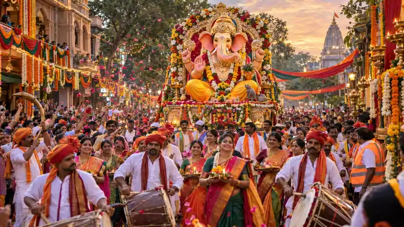 गणेश महोत्सव को लेकर तैयारियां पूरी, भव्य शोभायात्रा के साथ 11 दिवसीय आयोजन का शुभारंभ गणेश महोत्सव को लेकर तैयारियां पूरी, भव्य शोभायात्रा के साथ 11 दिवसीय आयोजन का शुभारंभ