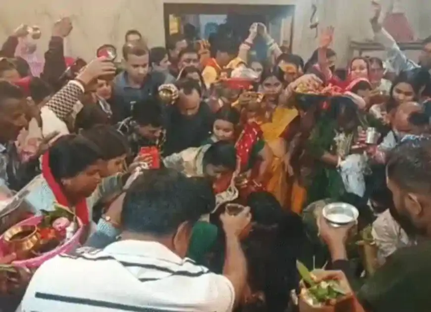 खाजपुरा शिव मंदिर से निकलेंगी 30 से ज्यादा शोभायात्राएं, कार्यक्रम में पहुंचे CM Nitish, 5 मिनट में निकले 