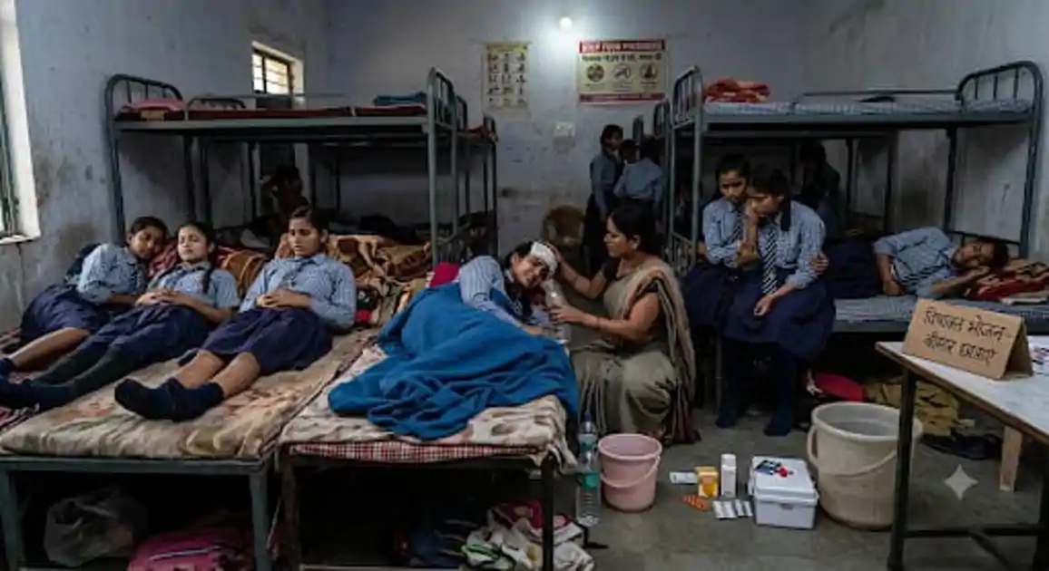 विषाक्त भोजन खाने से बीमार हुई छात्राएं, मचा हडकंप, ईलाज जारी