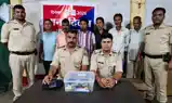 अवैध रूप से चल रहे जुए के अड्डे पर छापा, छह गिरफ्तार, कई सामान जब्त
