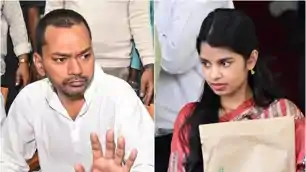 AI से छेड़छाड़ कर बनाई गई निशांत और मैथिली ठाकुर  की फोटो, गया पुलिस ने आरोपी को दबोचा