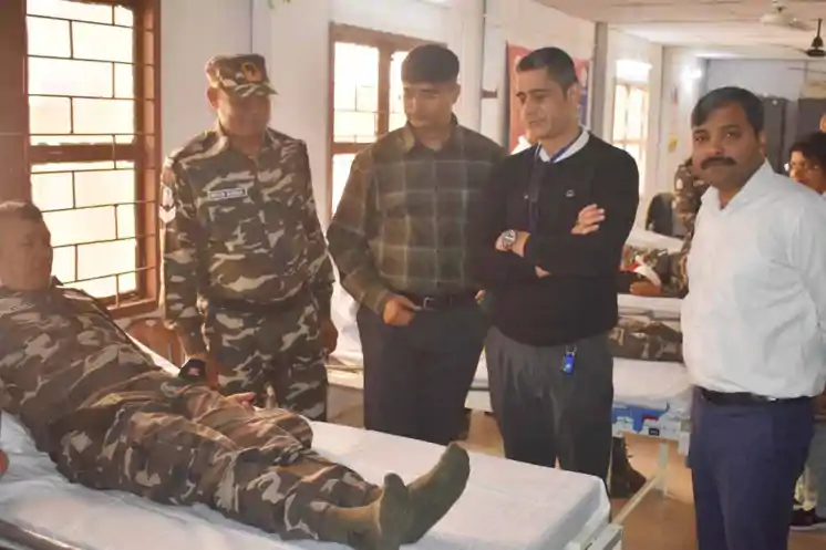 झारखंड स्थापना दिवस पर झारखंड जगुआर में स्वैच्छिक रक्तदान शिविर का आयोजन, 40 यूनिट रक्त एकत्र