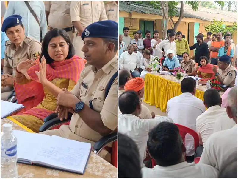 महावीरी मेला को लेकर शांति समिति की बैठक, अश्लीलता व डीजे पर रहेगा पूर्ण प्रतिबंध