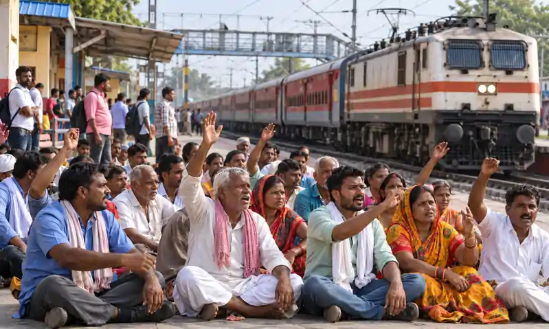 कुल्हड़िया स्टेशन पर एक्सप्रेस ट्रेन के ठहराव की मांग, 24 को धरना कुल्हड़िया स्टेशन पर एक्सप्रेस ट्रेन के ठहराव की मांग, 24 को धरना