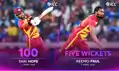 INDvsWI : होप का शानदार शतक, जीत के साथ 2-2 की बराबरी पर वेस्टइंडीज