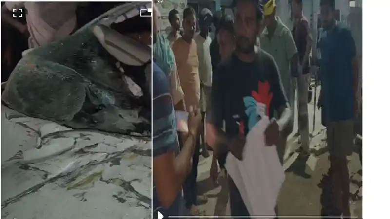 हाजीपुर में भीषण सड़क हादसा, कार और डंपर की आमने-सामने टक्कर, 2 की मौके पर मौत, तीन की हालत गभीर हाजीपुर में भीषण सड़क हादसा, कार और डंपर की आमने-सामने टक्कर, 2 की मौके पर मौत, तीन की हालत गभीर