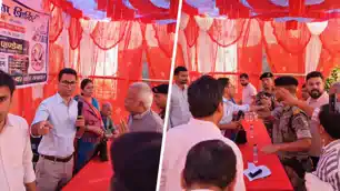 सहयोग शिविर में SDO और भाजपा नेता के बीच तीखी नोकझोंक, वीडियो वायरल सहयोग शिविर में SDO और भाजपा नेता के बीच तीखी नोकझोंक, वीडियो वायरल