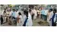 वंदे मातरम के अपमान के विरोध में फूंका गया कांग्रेस का पुतला, भाजयुमो ने जताया आक्रोश