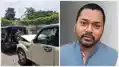 बाल बाल बचे निशांत कुमार, स्वास्थ्य मंत्री के काफिले की दो गाड़ियां आपस में टकराईं