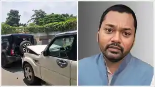 बाल बाल बचे निशांत कुमार, स्वास्थ्य मंत्री के काफिले की दो गाड़ियां आपस में टकराईं बाल बाल बचे निशांत कुमार, स्वास्थ्य मंत्री के काफिले की दो गाड़ियां आपस में टकराईं