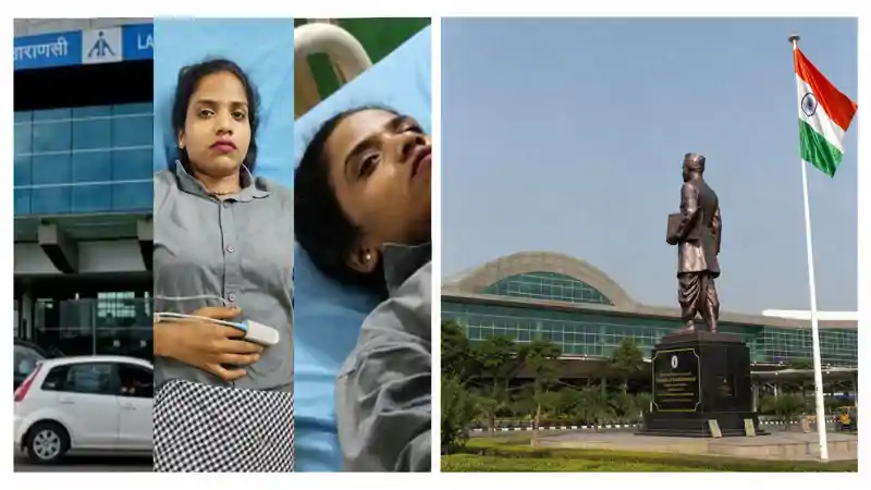 वाराणसी एयरपोर्ट पर गोली चलने से हड़कंप, लहूलुहान हालत में महिला और लड़का अस्पताल में भर्ती वाराणसी एयरपोर्ट पर गोली चलने से हड़कंप, लहूलुहान हालत में महिला और लड़का अस्पताल में भर्ती