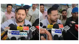 'पुलिसिया स्टेट' नहीं बनने देंगे बिहार को, शराबबंदी सत्ता पक्ष का रैकेट, दिल्ली से लौटते ही गरजने लगे तेजस्वी 'पुलिसिया स्टेट' नहीं बनने देंगे बिहार को, शराबबंदी सत्ता पक्ष का रैकेट, दिल्ली से लौटते ही गरजने लगे तेजस्वी