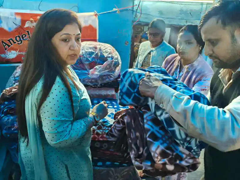 Angels Around Organisation ने "सहजशक्ति सर्वकल्याण ट्रस्ट" के बच्चों को बांटे कंबल, पेश की नेकी और समाज सेवा की मिसाल Angels Around organisation