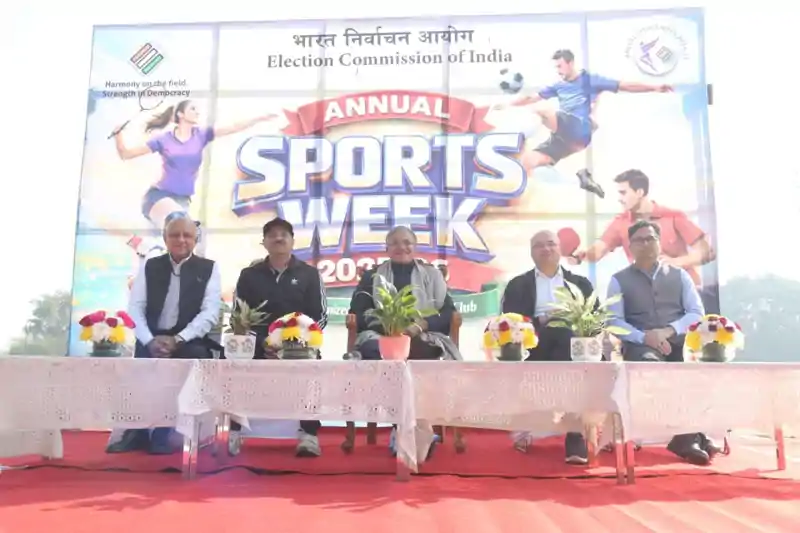 दिल्ली में चुनाव आयोग का वार्षिक खेल सप्ताह शुरू, शतरंज से लेकर फुटबॉल तक होंगी 43 श्रेणियां