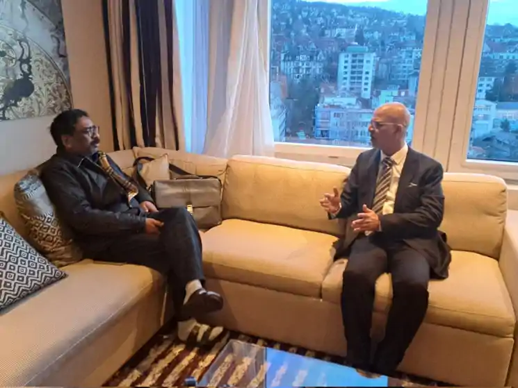 WEF 2026 से पहले सीएम हेमन्त सोरेन से मिले भारत के राजदूत मृदुल कुमार