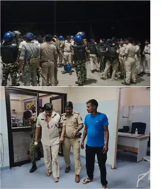 पुलिस वाहन से युवक की मौत, भारी बवाल, हवाई फायरिंग भी, दो इंस्पेक्टर समेत आठ पुलिसकर्मी घायल 