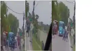 माननीय नहीं...इनके लिए रुक गया ट्रैफिक, अब तेजी से वायरल हो रहा वीडियो 