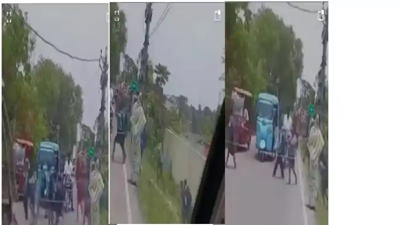 माननीय नहीं...इनके लिए रुक गया ट्रैफिक, अब तेजी से वायरल हो रहा वीडियो माननीय नहीं...इनके लिए रुक गया ट्रैफिक, अब तेजी से वायरल हो रहा वीडियो