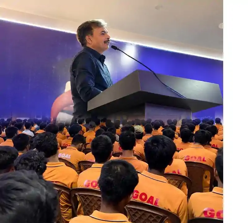 Re-NEET में सफलता के लिए GOAL Institute का विशेष मार्गदर्शी सेमिनार, सपनों को साकार करने का स्वर्णिम अवसर Re-NEET में सफलता के लिए GOAL Institute का विशेष मार्गदर्शी सेमिनार, सपनों को साकार करने का स्वर्णिम अवसर