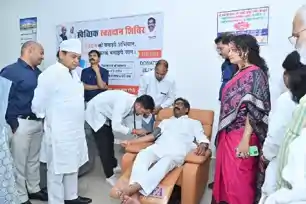 विधानसभा परिसर में स्वैच्छिक रक्तदान शिविर, मुख्यमंत्री ने की शुरुआत