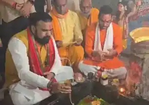 नामांकन से पहले सम्राट, नितिन नवीन ने की पूजा, नॉमिनेशन कार्यक्रम में योगी समेत 5 राज्यों के CM होंगे शामिल