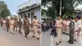 दुर्गा पूजा को लेकर जामताड़ा पुलिस अलर्ट, जिले भर में निकाला फ्लैग मार्च