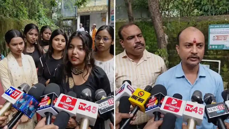 6 माह से वेतन नहीं मिलने पर टीचिंग एंड नॉन टीचिंग स्टाफ हड़ताल पर, छात्राओं में नाराजगी