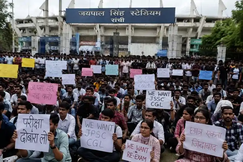 छात्र आंदोलन पर कांग्रेस की इमरजेंसी मीटिंग, CM घेराव से पहले बनेगी रणनीति छात्र आंदोलन पर कांग्रेस की इमरजेंसी मीटिंग, CM घेराव से पहले बनेगी रणनीति