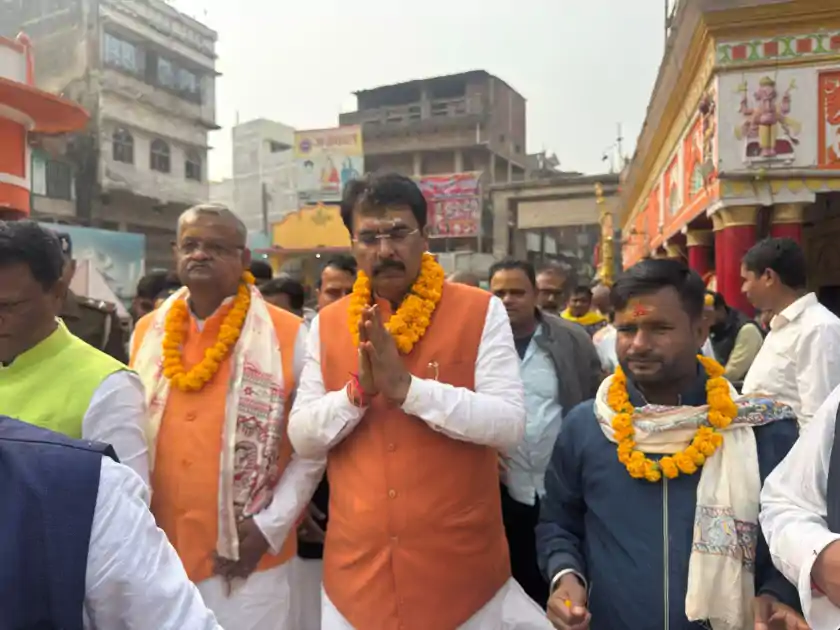 भाजपा प्रदेश अध्यक्ष दरभंगा और मिथिला के प्रमुख धर्मस्थलों में पहुंचकर लिया आशीर्वाद, कार्यकर्ताओं और आमजन में दिखा उत्साह