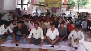 जामताड़ा सदर अस्पताल में बेमियादी हड़ताल, ठप हुई स्वास्थ्य सेवाएं
