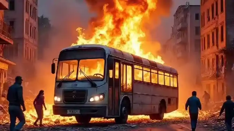 मक्का से मदीना जा रही बस और टैंकर की भीषण टक्कर, 42 भारतीय तीर्थयात्रियों जिंदा जले मक्का से मदीना जा रही बस और टैंकर की भीषण टक्कर, 42 भारतीय तीर्थयात्रियों जिंदा जले