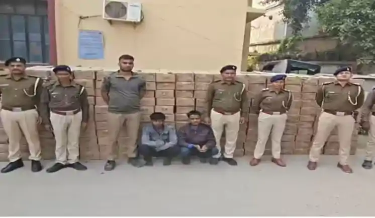 गोपालगंज में कुचायकोट पुलिस की बड़ी कार्रवाई, NH-27 से 5000 लीटर विदेशी शराब बरामद