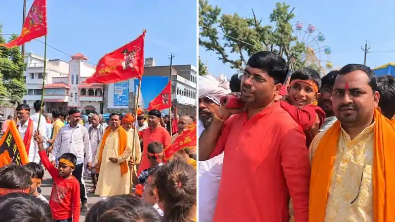 गोड़िया पट्टी में निकाली गई भव्य डोला यात्रा, कलश लेकर शामिल हुईं हजारों कन्याएं गोड़िया पट्टी में निकाली गई भव्य डोला यात्रा, कलश लेकर शामिल हुईं हजारों कन्याएं