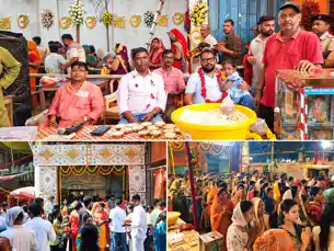 सप्तमी को मां आरण्य देवी के दर्शन के लिए उमड़ी आस्था, हजारों की संख्या में भक्तों ने माता के दरबार में टेका मत्था