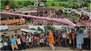 मोतिहारी में 138 फीट का महावीरी झंडा बना आकर्षण का केंद्र, हिंदू-मुस्लिम समेत सभी वर्गों के लोग शामिल मोतिहारी में 138 फीट का महावीरी झंडा बना आकर्षण का केंद्र, हिंदू-मुस्लिम समेत सभी वर्गों के लोग शामिल