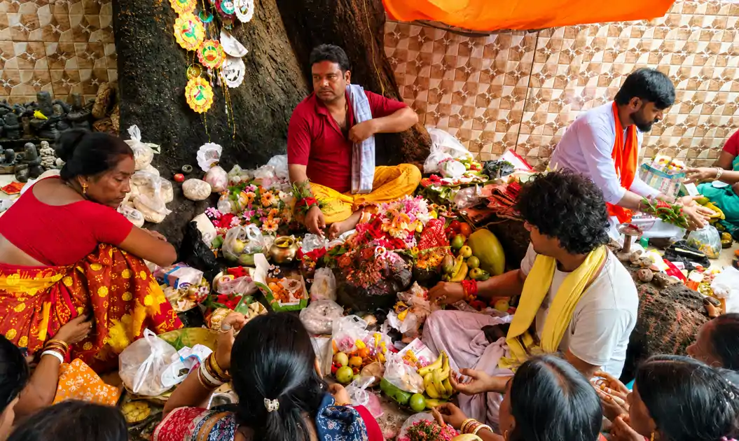 मुख्यालय सहित विभिन्न गांव में धूमधाम से मनाया गया बिपत्तारिणी पूजा