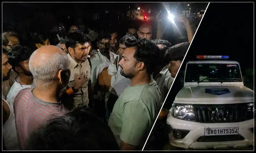 पुलिस गाड़ी से कुचलकर युवक की मौत, शराब सेवन के आरोप पर ग्रामीणों ने किया हंगामा