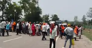  पलामू में दर्दनाक सड़क हादसा! तेज रफ्तार बस की चपेट में आने से युवक की मौ*त