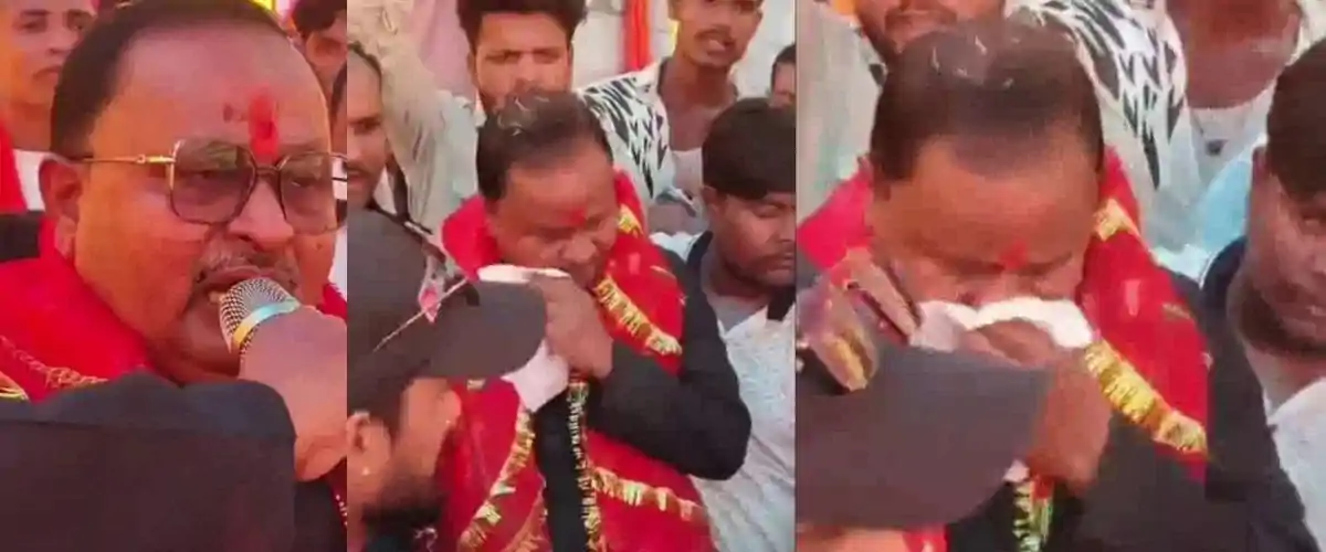 फूट-फूट रोने लगे गोपाल मंडल, निर्दलीय पर्चा भरने के बाद नारा लगवाया- 'प्रेम से बोलो नीतीश कुमार की जय'