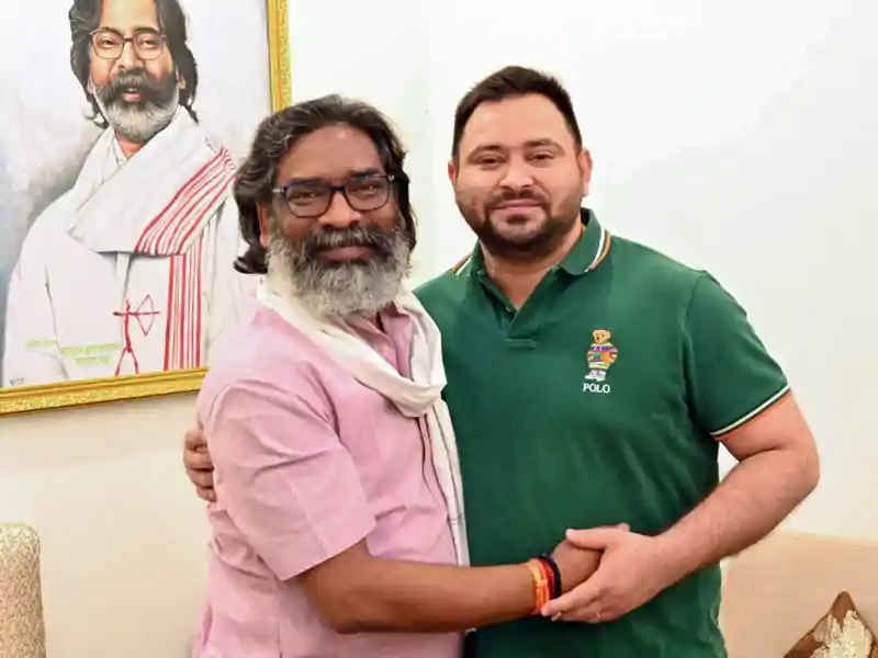 JMM ने तोड़ा महागठबंधन से नाता, 6 सीटों पर अकेले लड़ेगा चुनाव Tejashwi yadav