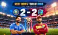 INDvsWI : बेंगलुरु में बारिश का कहर, 2-2 की बराबरी पर रहा सीरीज
