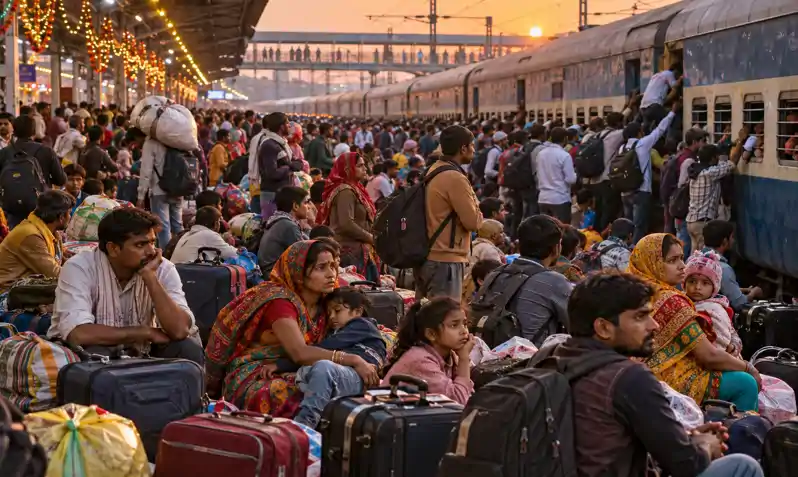 त्योहारों में घर लौटना मुश्किल, अहमदाबाद-पटना रूट पर स्पेशल ट्रेन का इंतजार 