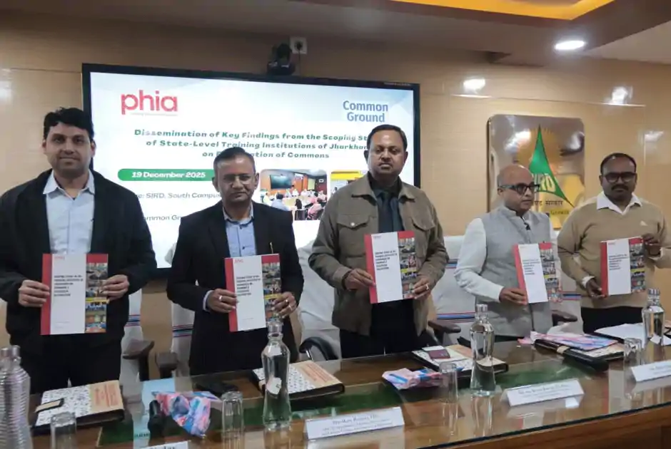 राज्य के प्रशिक्षण संस्थानों में कॉमन्स और इको-रिस्टोरेशन पर अध्ययन, अधिकार-आधारित पाठ्यक्रम की जरूरत रेखांकित