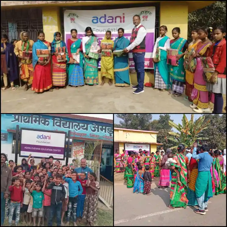 गोड्डा : लोकनृत्य, गीत और भित्ति चित्रों से सजे गांव, अदाणी फाउंडेशन के सहयोग से सोहराय का भव्य आयोजन 