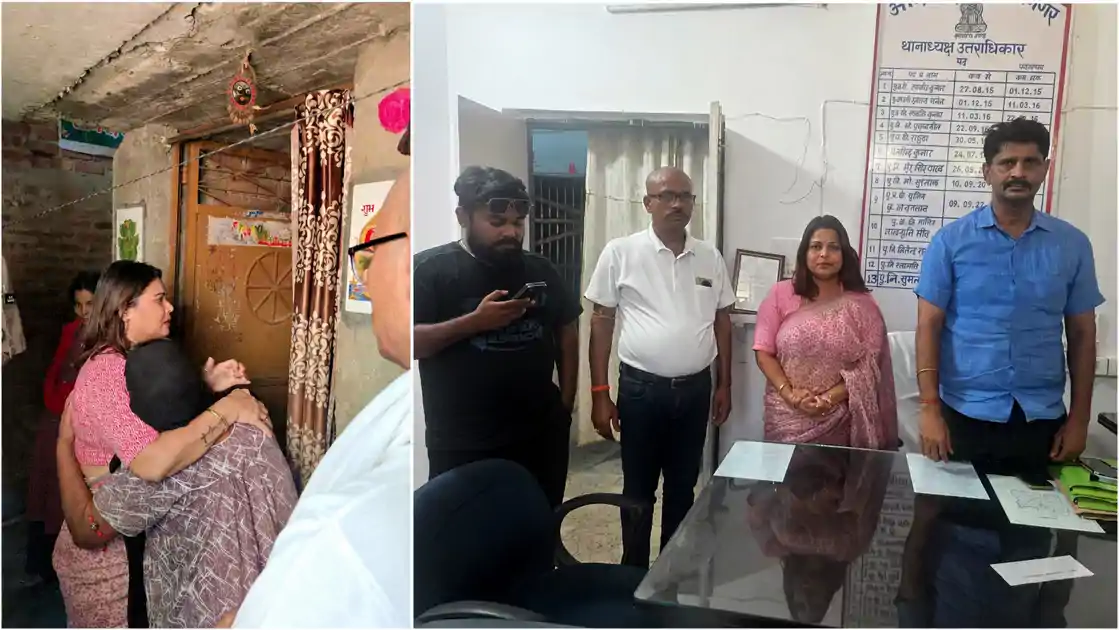नालंदा: मृतक देवेंद्र पासवान के परिजनों से मिलीं चिराग की नेत्री सोनम पासवान, निष्पक्ष जांच की मांग