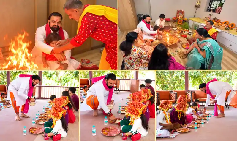 महानवमी पर मुख्यमंत्री सम्राट चौधरी ने किया कन्या-पूजन महानवमी पर मुख्यमंत्री सम्राट चौधरी ने किया कन्या-पूजन
